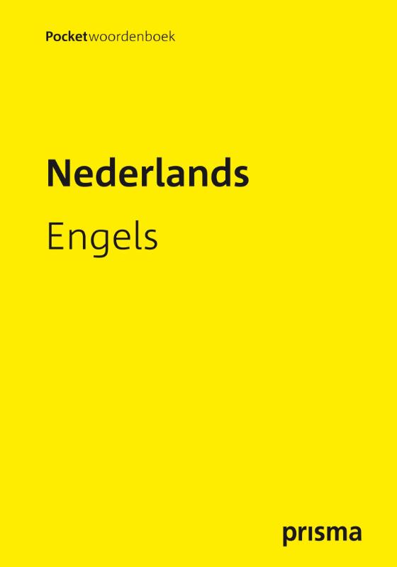 boekenbalie_9789000341207_cover Prisma pocketwoordenboek Nederlands-Engels FLUO ed / Prisma pocketwoordenboeken