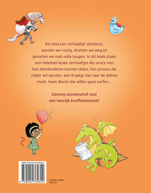 Oma leest voor achterkant