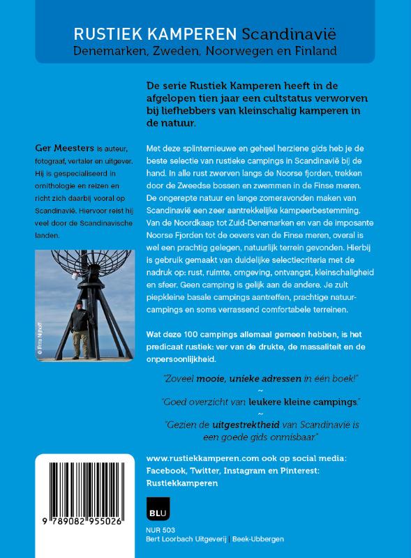 Rustiek kamperen Scandinavië / Rustiek Kamperen achterkant