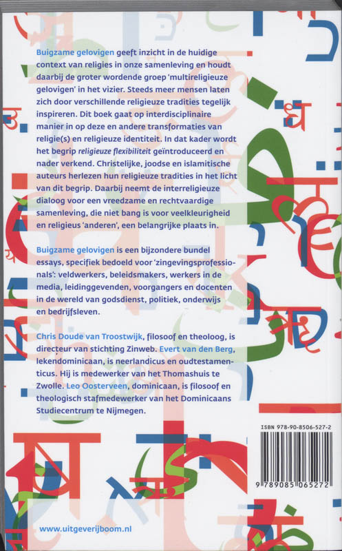 Buigzame gelovigen / Boom Religie achterkant