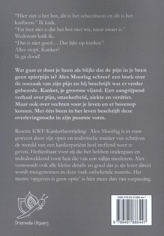 Met één been in het leven achterkant