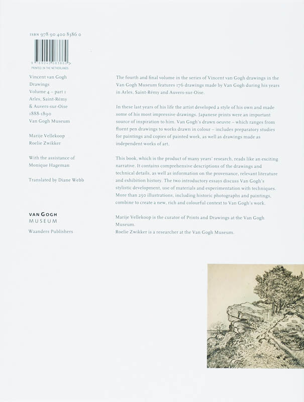 Vincent van Gogh, Tekeningen IV (Engels) achterkant