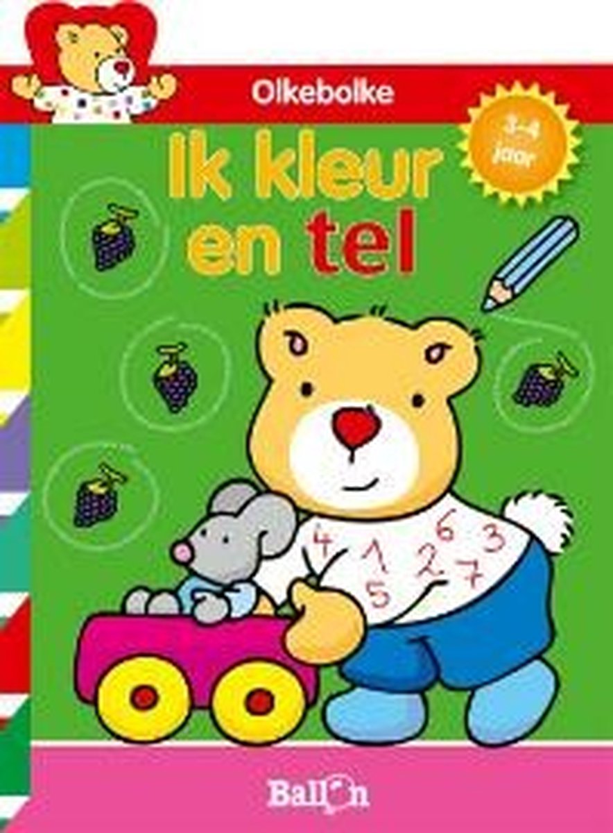 Olkebolke: Ik Kleur En Tel (3-4 Jaar)