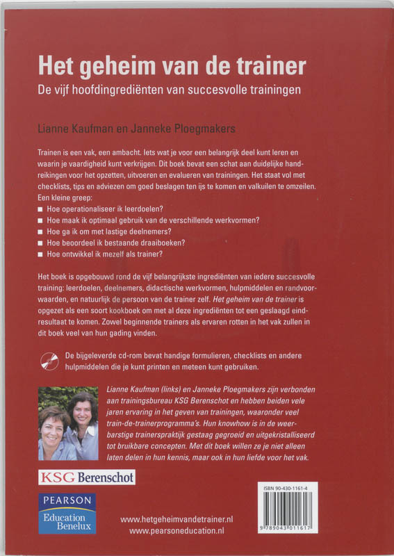 Het geheim van de trainer Het Geheim Van De Trainer achterkant