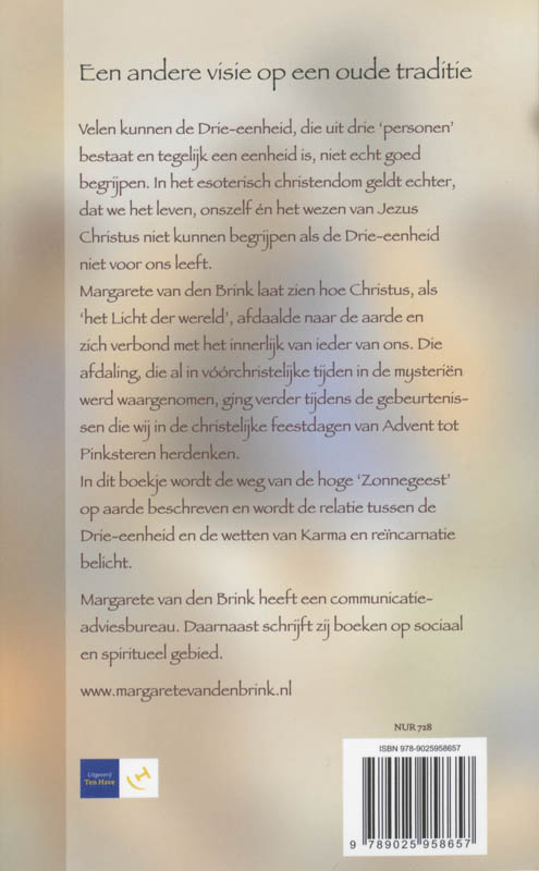De Drie-Eenheid En Karma achterkant
