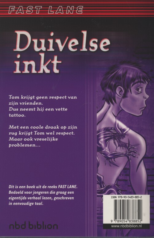 Duivelse inkt / Fast Lane achterkant