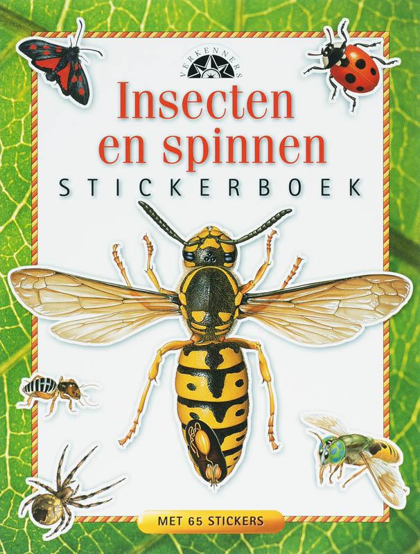 Insecten en spinnen, stickerboek