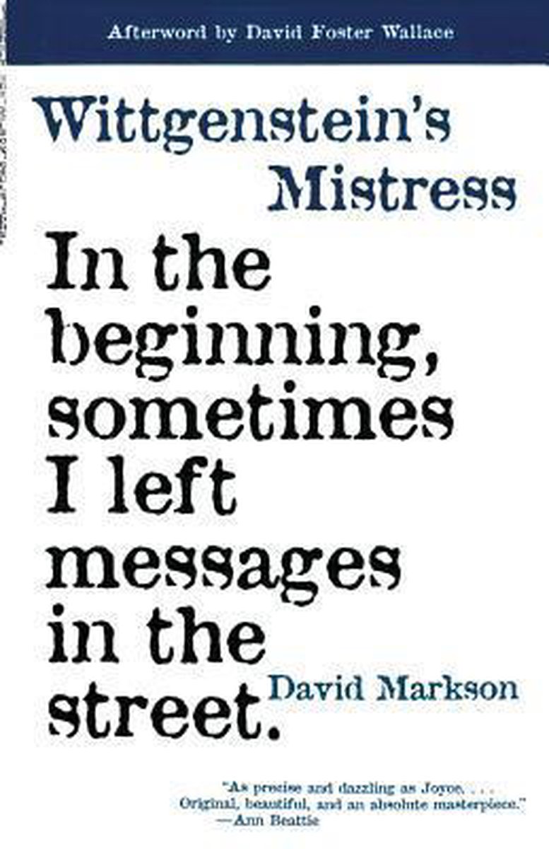 Wittgenstein's Mistress