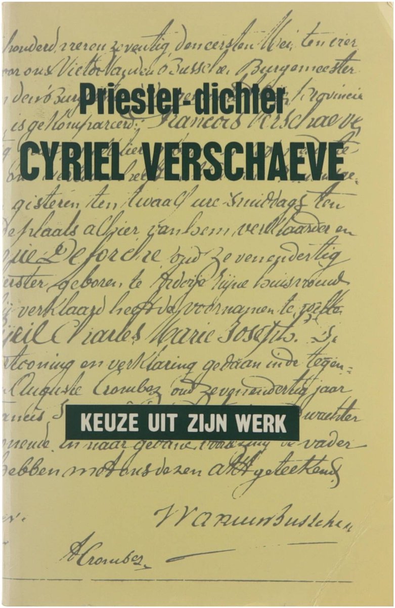 Priester-dichter Cyriel Verschaeve