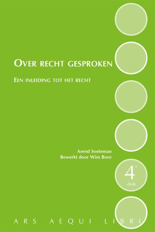 Arend Soeteman Over Recht Gesproken / Ars Aequi Cahiers