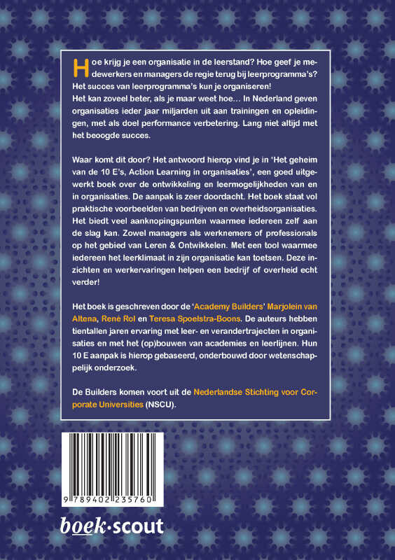 Het geheim van de 10 E’s achterkant