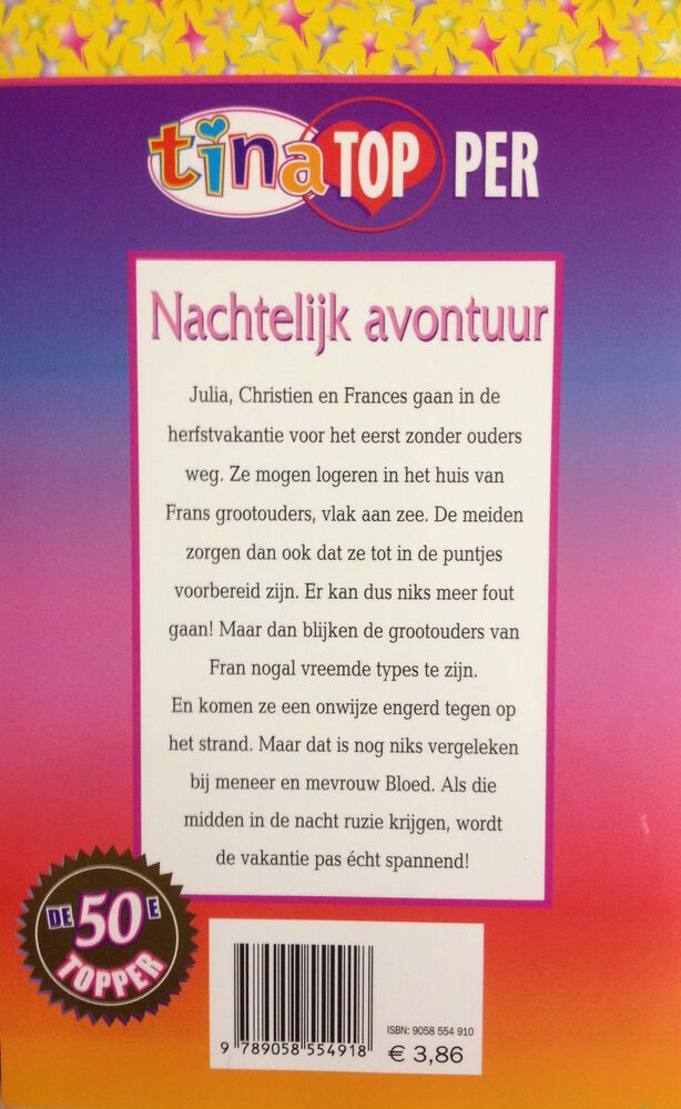 Nachtelijk avontuur / Tina Topper / 50 achterkant