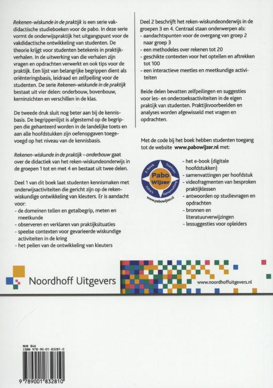 Rekenen-wiskunde in de praktijk / Onderbouw / Noordhoff Rekenen-wiskunde in de praktijk / Onderbouw / Noordhoff achterkant
