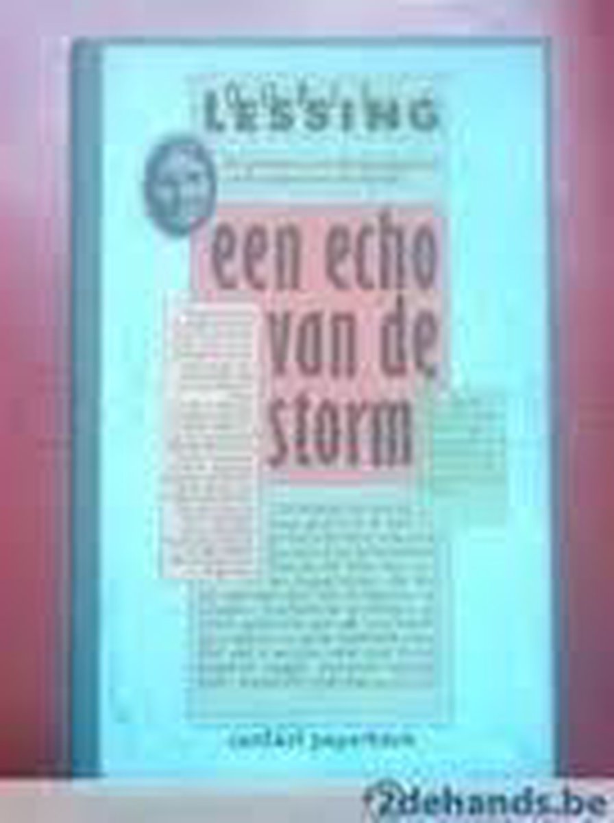 boekenbalie_9789060197509_cover Een echo van de storm / Contact Paperback