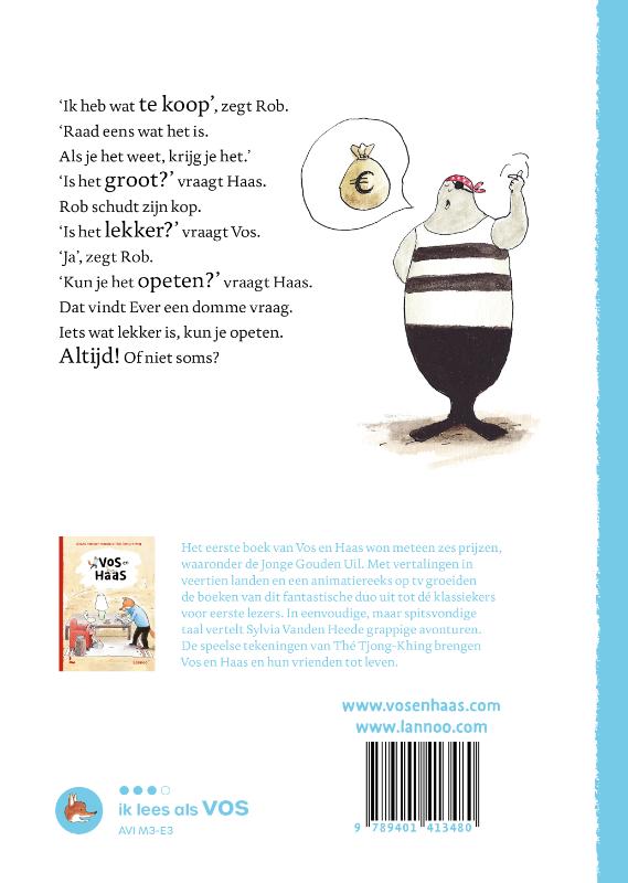 Het raadsel van Rob / Vos en Haas achterkant