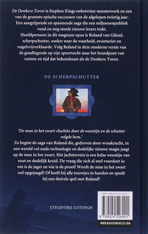 De scherpschutter / De donkere toren / 1 achterkant