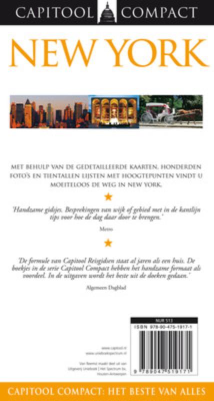 New York / Capitool Compact New York / Capitool Compact achterkant