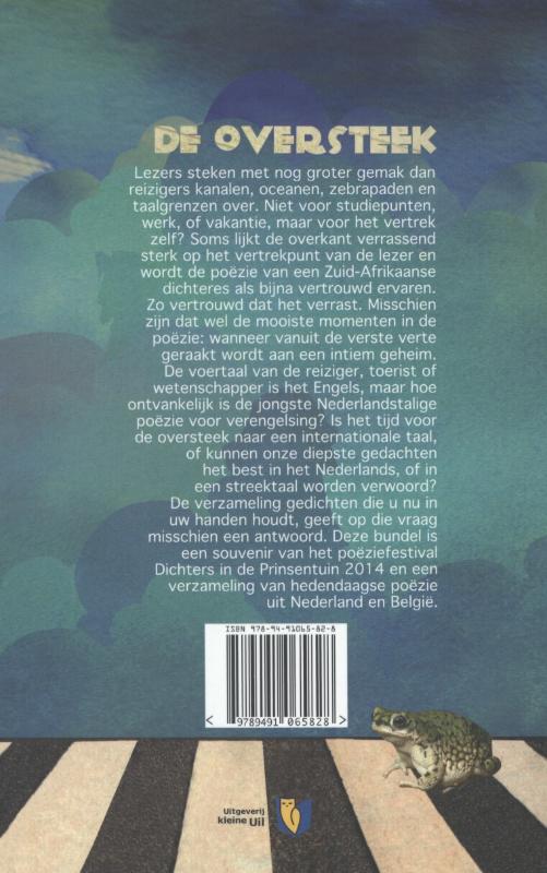 De oversteek De oversteek achterkant