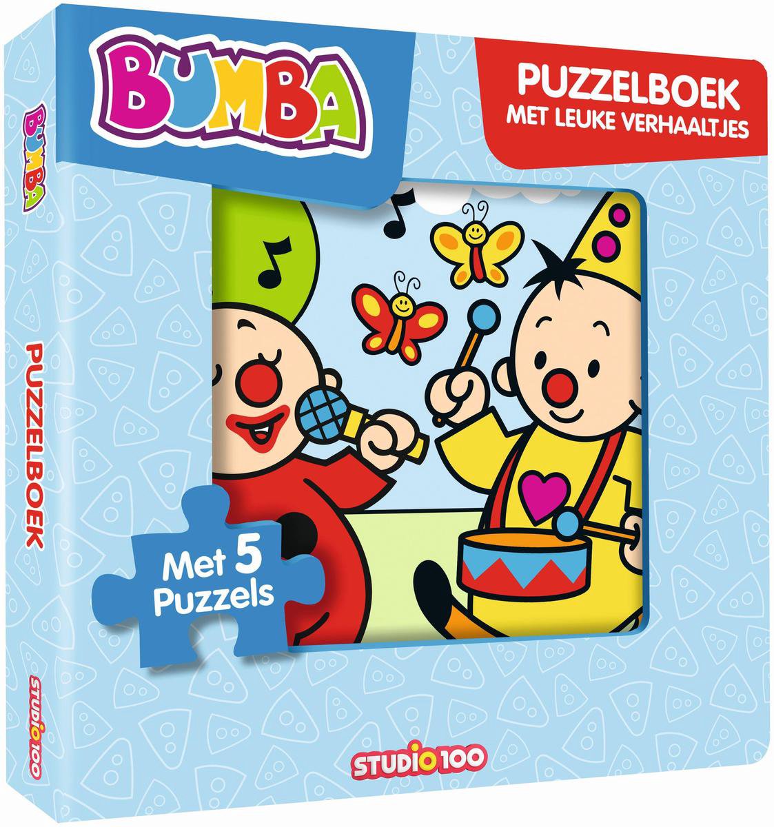 Bumba puzzelboek met leuke verhaaltjes - met 5 puzzels