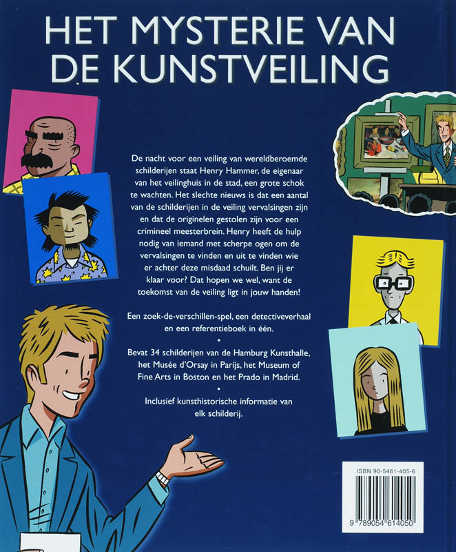 Het mysterie van de kunstveiling Het mysterie van de kunstveiling achterkant