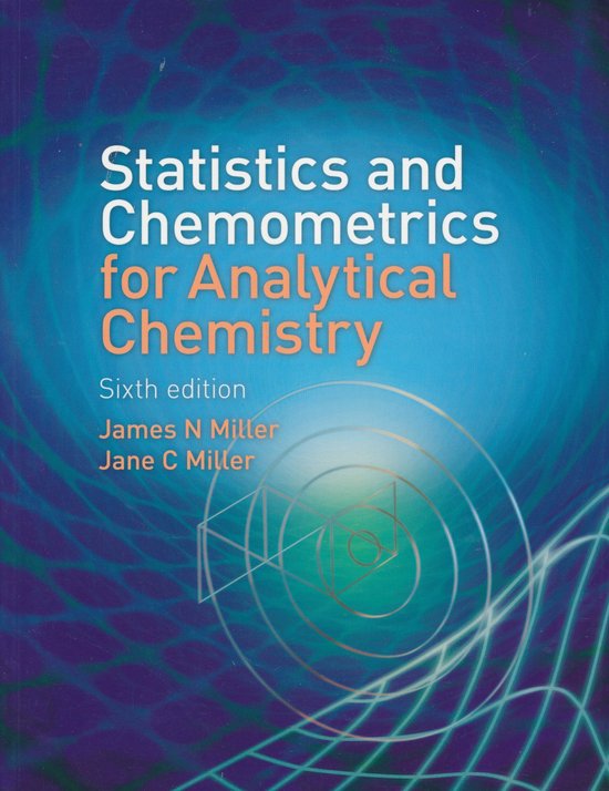 Miller James Statistics And Chemometrics For Analytical Chemistry