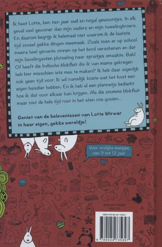 Wat een beestenboel! / Lotte Wirwar achterkant