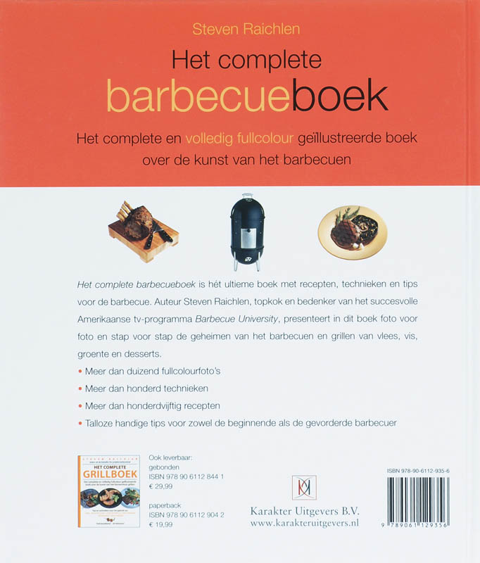 Het complete barbecueboek achterkant