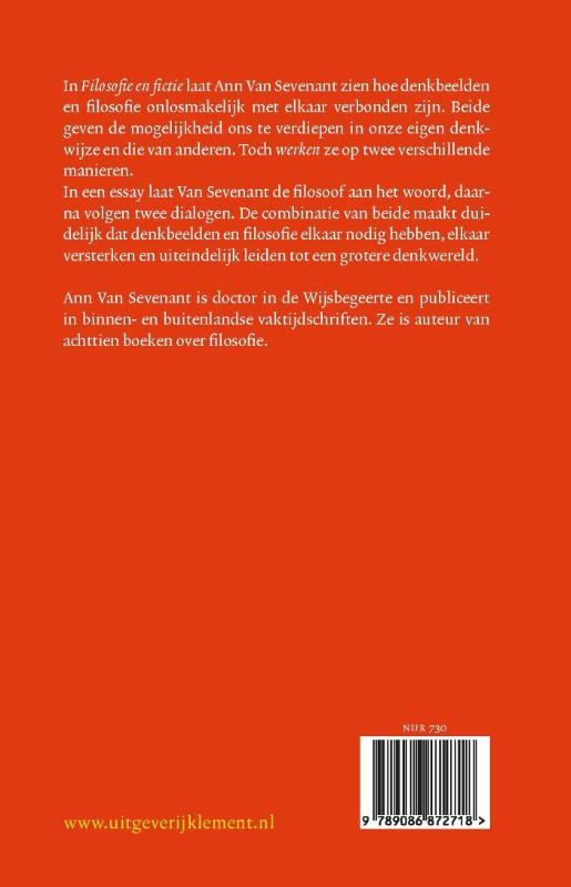 Filosofie en fictie achterkant