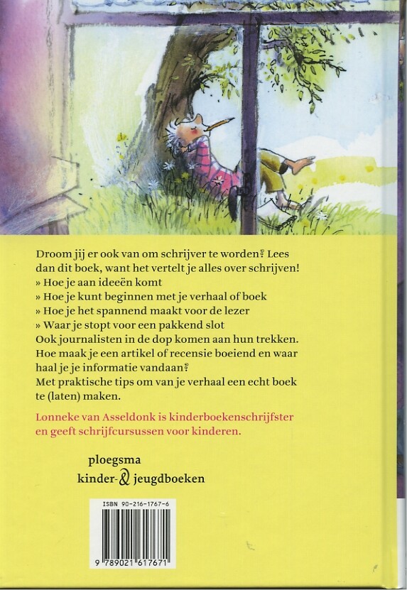 Hoe word ik schrijver ? / Ploegsma kinder- & jeugdboeken achterkant