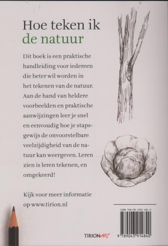 Hoe teken ik de natuur achterkant