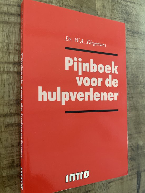 Pijnboek voor de hulpverlener