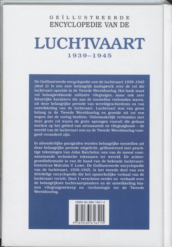 Geillustreerde Encyclopedie van de Luchtvaart 1940-1945 achterkant