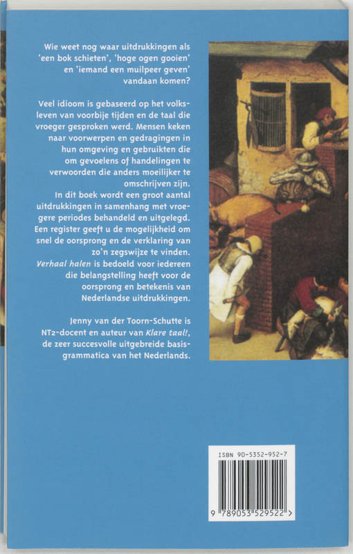 Verhaal halen achterkant
