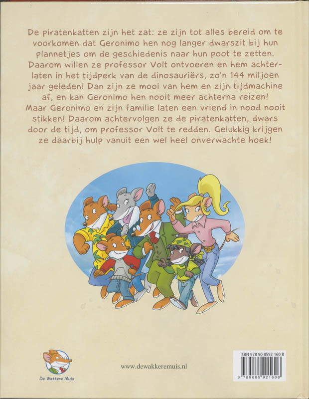 Op naar de prehistorie! / Geronimo Stilton / 7 achterkant