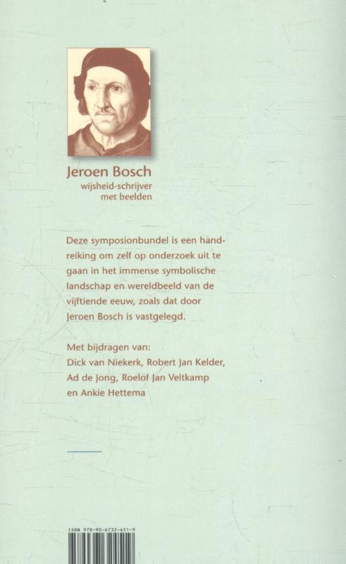 Jeroen Bosch, wijsheid-schrijver met beelden / Symposionreeks / 36 achterkant