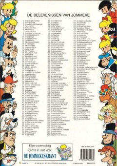 De belevenissen van Jommeke / 93 De Haaienrots / De belevenissen van Jommeke / 93 achterkant