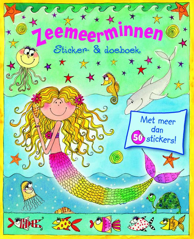 Zeemeerminnen Sticker doe-boek