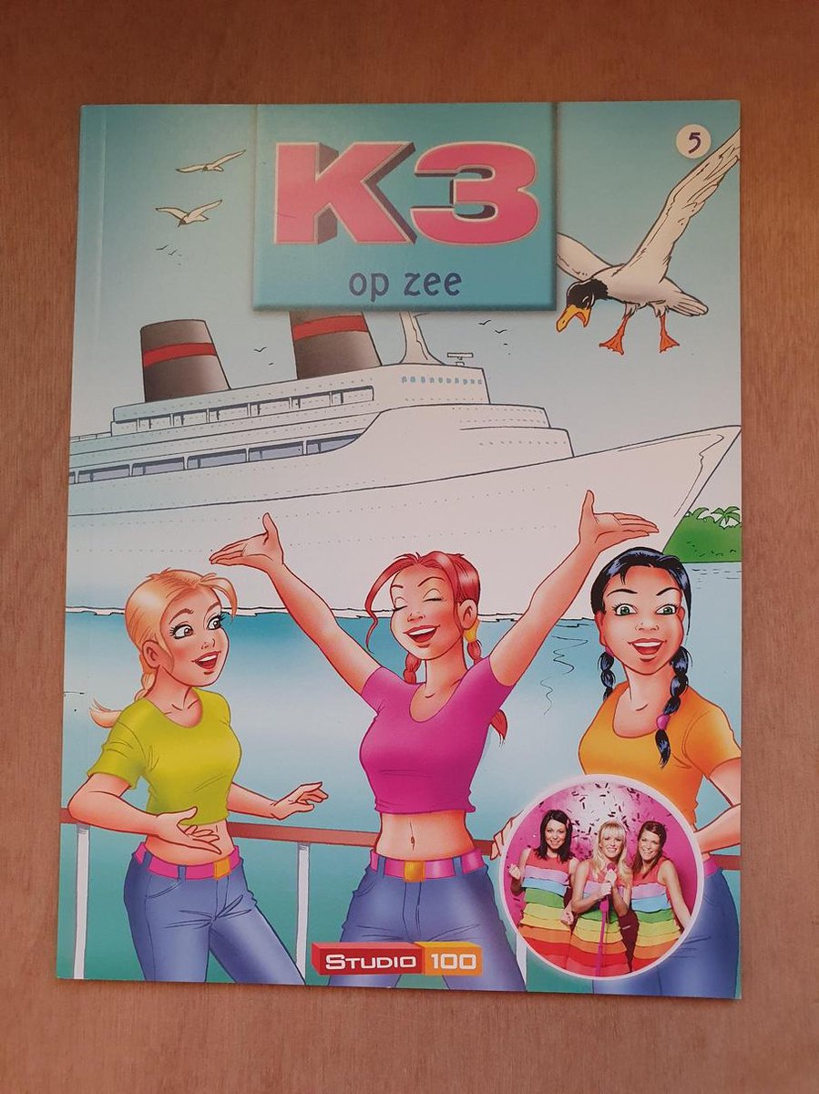 boekenbalie_5414233133445_cover K3 op zee, Studio 100, Deel 5, Paperback