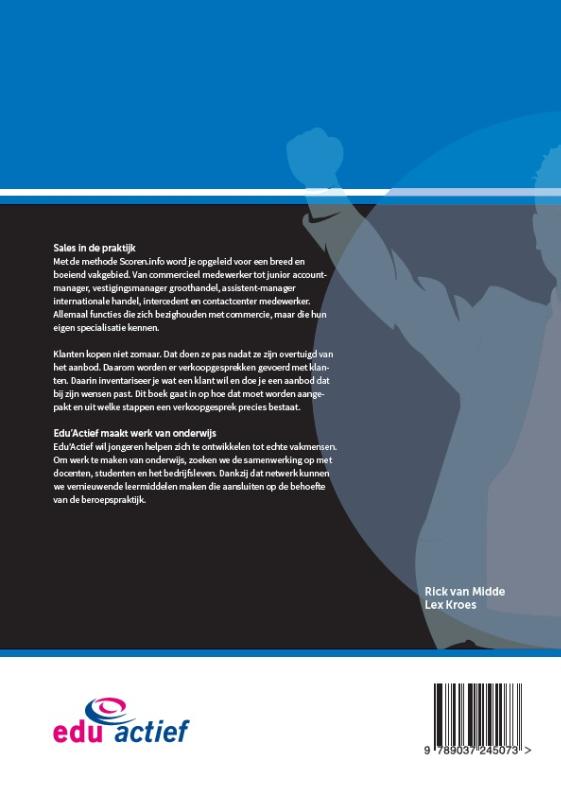 Sales in de praktijk / Scoren.info Sales in de praktijk / Scoren.info achterkant