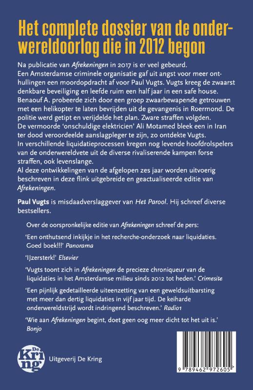 Afrekeningen achterkant