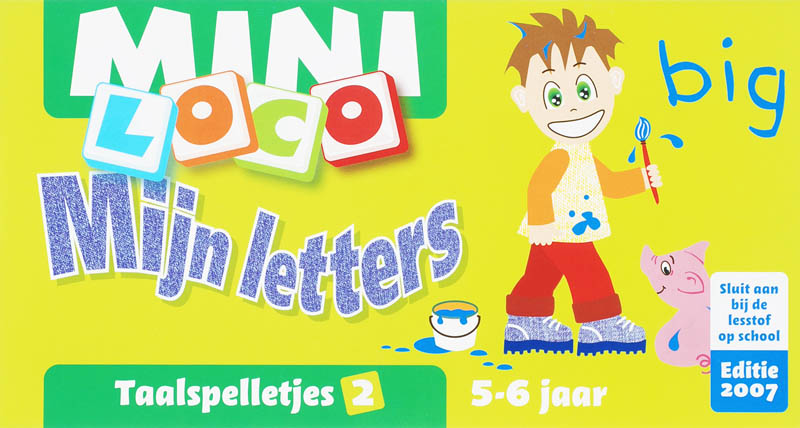 Mini Loco Mijn Letters Taalspelletjes 2 5 - 6 Jaar