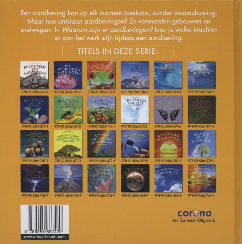 Hoe ontstaat een aardbeving? / Vertel eens achterkant