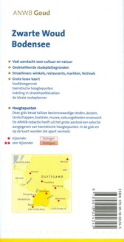 Zwarte Woud, Bodensee / ANWB hotelgids achterkant