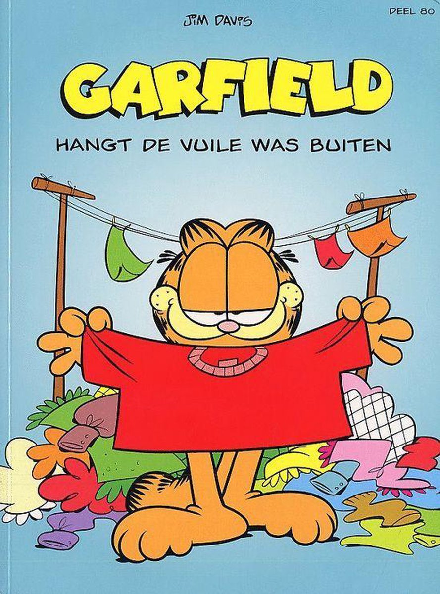 Garfield Hangt De Vuile Was Buiten