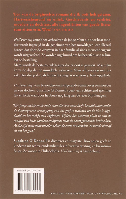 Huil voor mij achterkant
