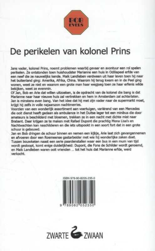 De perikelen van kolonel Prins / Bob Evers / 55 achterkant