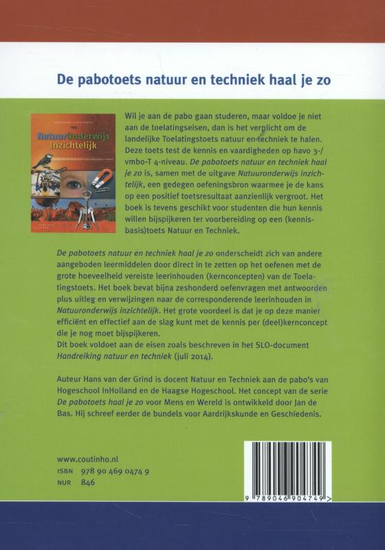 De pabotoets natuur en techniek haal je zo De pabotoets natuur en techniek haal je zo achterkant