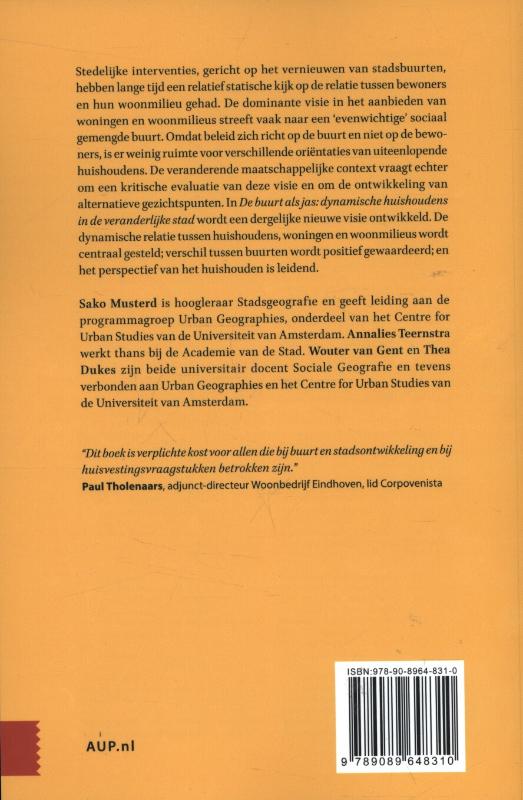 De buurt als jas achterkant