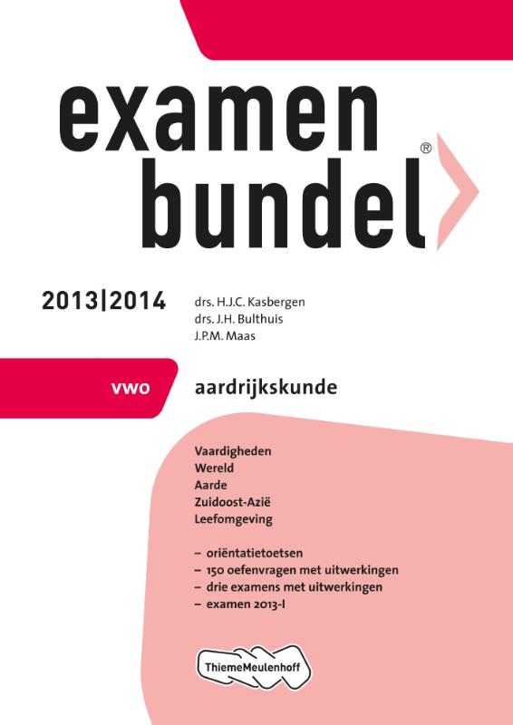 Examenbundel 2013/2014 vwo Aardrijkskunde