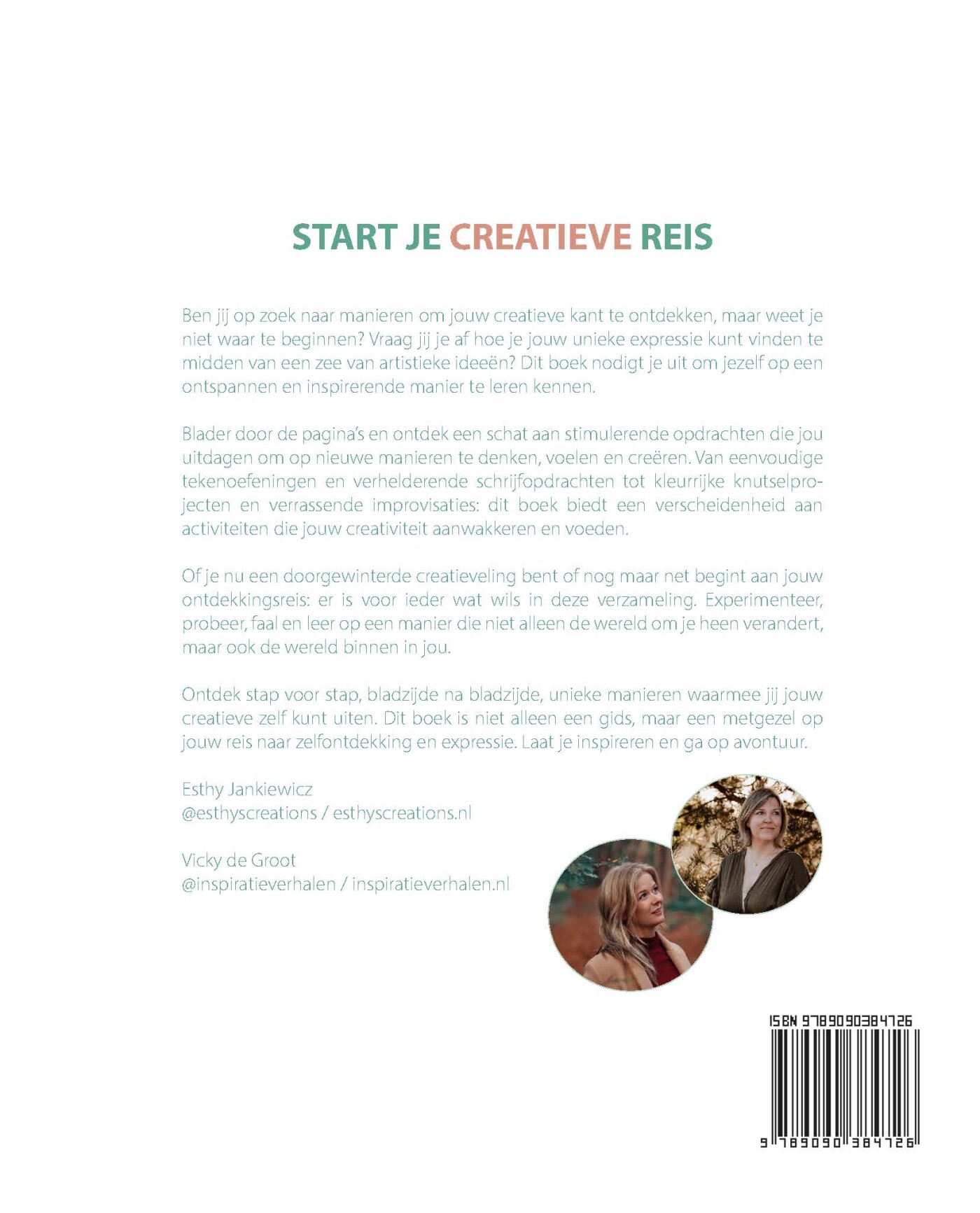 Start je creatieve reis achterkant